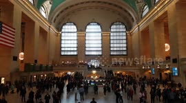 Commuters of Grand Central Terminal train station - New York City