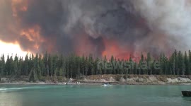 Funny river road fire , Alaska