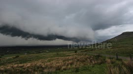 N. Ireland Storm Structure (Shelf Cloud)