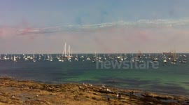 The Red Arrows display