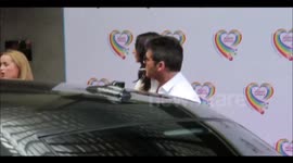 Simon Cowell smokes at Health Lottery celebration