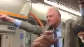 Drunk Passenger leads Sing-a-long on train