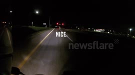 Motorcyclist Gets Drunk Driver Arrested