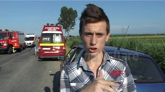 Accident between Coltirea and Ardusat. Four children and a driver, all of Satulung, arrived at the hospital