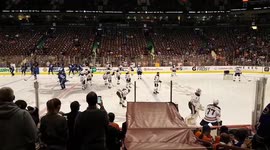 Oct 7th Edmonton Oilers vs Vancouver Canucks warmup