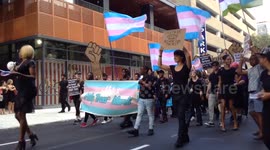 Trans March 2017 in Philadelphia, PA USA