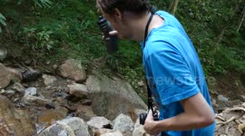 Aquapure Traveller Bottle in the Field - Drinking water in Eastern Nepal while in the hills - Review