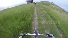 Mountain Bike Jump Crash
