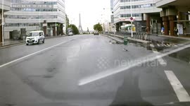 Dashcam Driving in Paris France - Eiffel tower