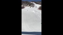 Skiing in Masik Ryong, Masik Pass ski resort, North Korea