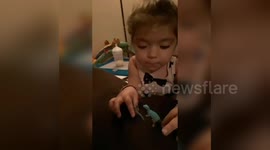 Newsflare Edit - Toddler's version of Bodak Yellow