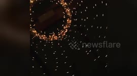 Newsflare Edit - Rotation of Christmas Lights