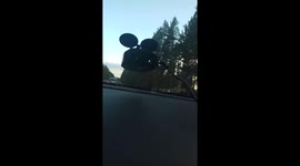 Driving home with radar detector
