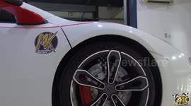 McLaren MP4-12C Track Day with Massive Flames!!