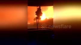 Napa Valley residents brave wildfires to evacuate home