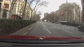 Stupid Hyundai driver almost hits me