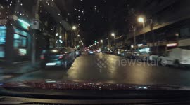 Polo driver cuts me in a rainy day