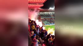 Newsflare Edit - Estonia v Bosnia, incredible scenes here, Hajmo Bosna