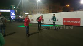 Crazy Wheels Festival - People Riding Skateboard, Roller, Skates
