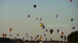 Hot air ballon in France