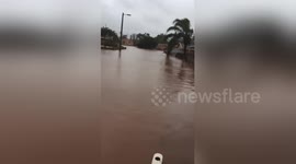 Durban streets submerged in water