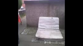 Prankster gets knocked out