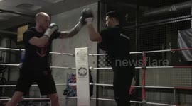 George Groves shows off pad work ahead of WBSS bow