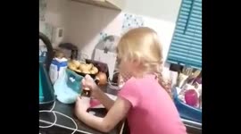 Hilarious child's reaction when i tell her she doesn't have a cough