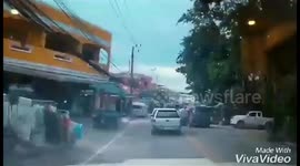 Dashcam footage showing Australian pensioner, 72, run over by a car