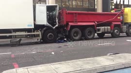 Lorry crash causes East London main road closure
