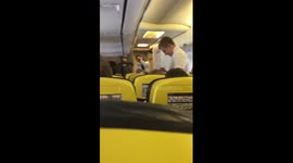 The must enthusiastic Ryanair Flight attendant!