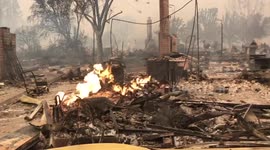 Santa Rosa's charred landscape revealed after inferno
