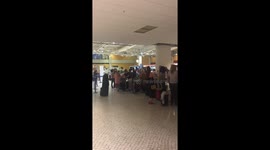 Ryanair queue from cancelled flight