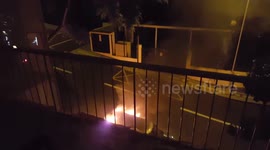 Car burns near Ilheus school in Funchal