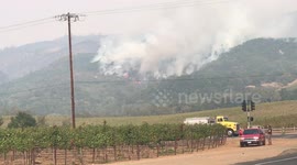 Fires threaten California Wine Country