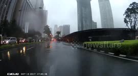 Cycling through Heavy Downpour