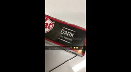 How to eat dark chocolate