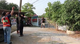 Python caught after wrapping itself around electricity pole