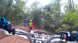 Ghost of Thai woman caught on camera by motocross riders