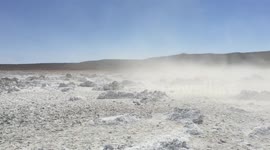 Bizarre Mono Lake Mini Salt Storm