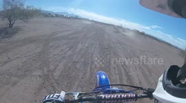 KID CRASHES ON DIRT BIKE AND ALMOST DIES