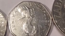 Peter Rabbit Jemima Puddle Duck Coins