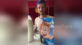 Newsflare Edit - This Guy Adds Explosives To His Breakfast OMG (Viral)