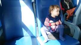 Baby Enjoys Live Music on Train in Italy
