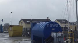 Safe in harbour Hurricane Ophelia