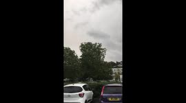 Hurricane ophelia red moon