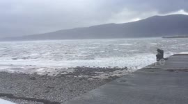 Storm Ophelia approaches County Kerry, Ireland