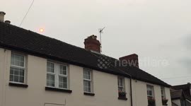 Red Sun over Bristol - Freak Weather!