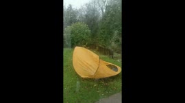 A tent just appeared in our garden #Douglas #CorkCity #Ophelia https://t.co/5US4TfUQEp