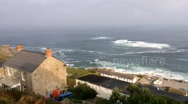 Timelapse Commute to work in Sennen Cove, Cornwall